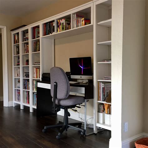 30+ Built In Bookshelf With Desk – DECOOMO