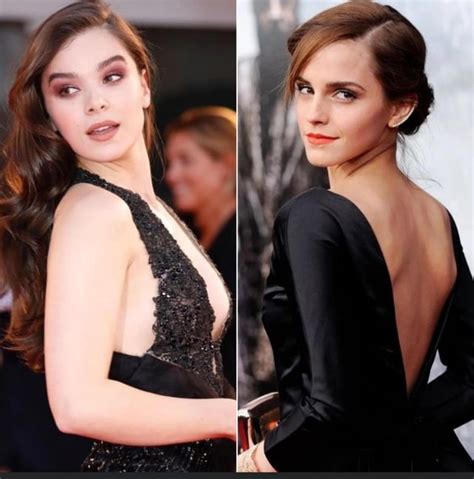 Hailee Steinfeld vs Emma Watson : r/pickoneceleb