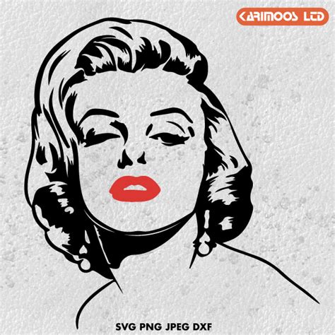 Marilyn Monroe Svg - Marilyn Monroe Svg File Actress Marilyn Monroe Vg Cut File Download Marilyn ...