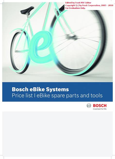 (PDF) Bosh Ebike Spares Parts Pricelist - DOKUMEN.TIPS