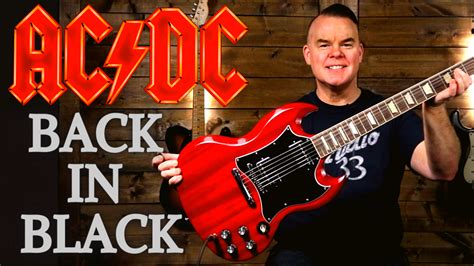 How to Play Back In Black AC/DC Guitar Lesson - Studio 33 Guitar Lessons