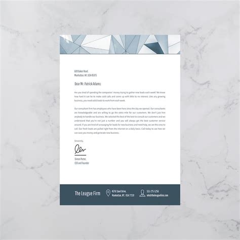 29 Professional Business Letterhead Examples + Design Ideas