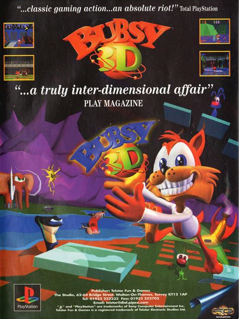 Bubsy 3D 20 Year Aniversary - Nov 25th, 1996 - 500+ hours of award winning gameplay | NeoGAF