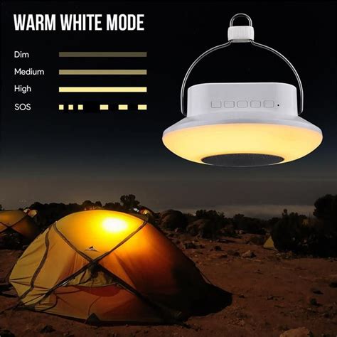 Portable Bluetooth Speaker IN LED Camping Lantern (With images) | Led camping lantern, Dimmable ...