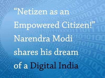 Shri Narendra Modi shares his vision for Digital India