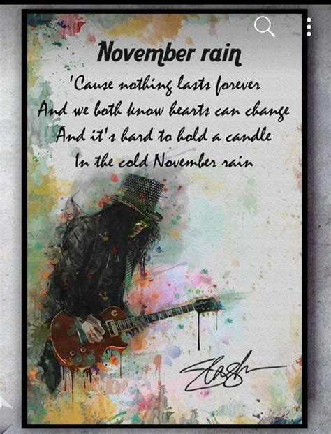 Guns N Roses, Cold November Rain, Music Album Art, Nothing Lasts ...