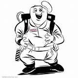 Stay Puft Marshmallow Man From Ghostbusters Coloring Pages  Free sketch template