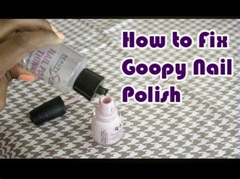 Save Your Nail Polish with Nail Polish Thinner - YouTube