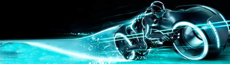 #Light Cycle, #movies, #Tron: Legacy, #digital art, #Tron, wallpaper Dual Screen Wallpaper, Dual ...