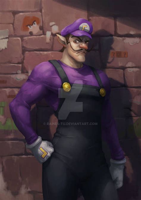 Commission: Waluigi Fan Art by Raines-Tu on DeviantArt in 2022 | Super mario art, Fan art, Mario art