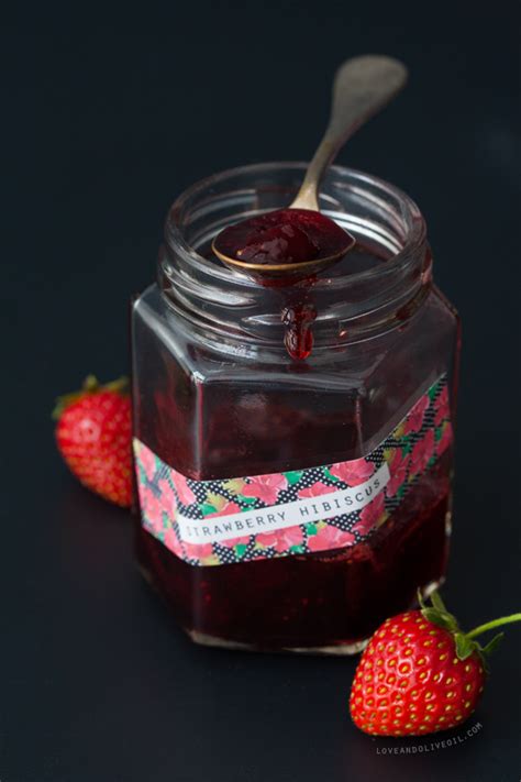 Strawberry Hibiscus Jam | Love and Olive Oil