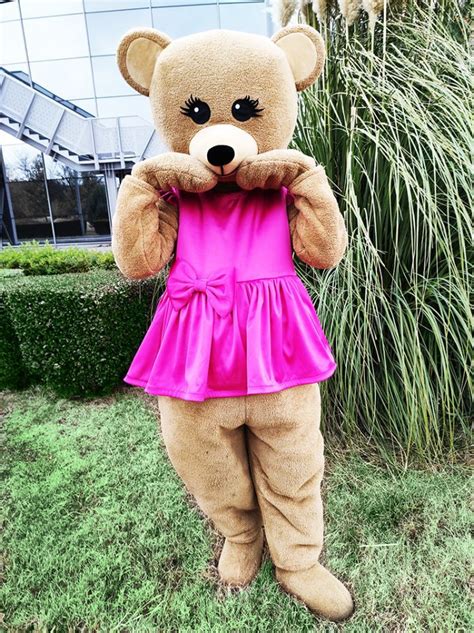 Teddy Bear Mascot Costume, Adult Mascot Costume, Party Mascot Costume, Event Mascot Costume ...