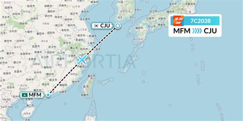 7C2038 Flight Status Jeju Air: Macau to Jeju (JJA2038)