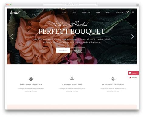 26 Beautiful Flower Website Templates For Spring Mood 2021 - Colorlib