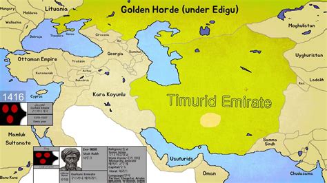 티무르 제국 The History of Timurid Empire (1360~1507) Every Year - YouTube