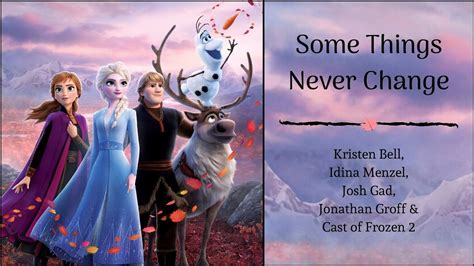 Some Things Never Change - "Frozen 2" Cast (Lyrics) Chords - Chordify