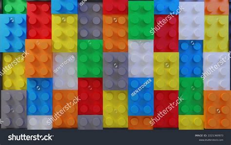 3d Rendering Many Colorful Toy Blocks Stock Illustration 2221360973 ...