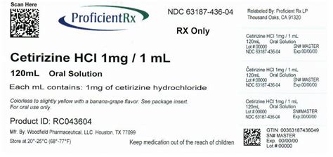 Cetirizine Hydrochloride Solution Information, Side Effects, Warnings ...