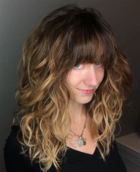 Long Layered Haircuts With Bangs For Wavy Hair