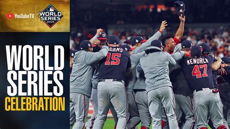 Washington Nationals 2019 World Series Trophy Ceremony and Celebration ...