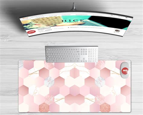 Pink Hexagon Desk Mat Cute Desk Mat Extra Large Pink Marble | Etsy in 2021 | Cute desk, Desk mat ...