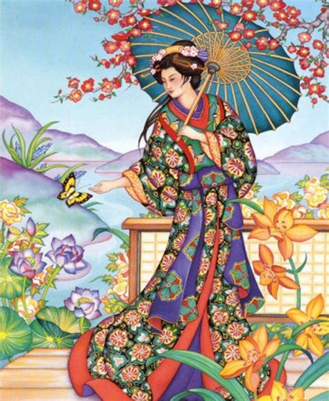 japanese parasol dance costume - Google Search | Geisha art, Posters ...