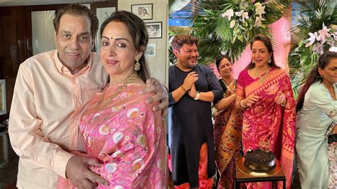 Hema Malini shares glimpses from her 74th birthday celebration; check out