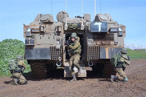 The IDF "Namer" armoured personnel carrier, based on the hull of the ...