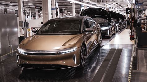 Lucid begins production of electric cars with range topping Tesla's