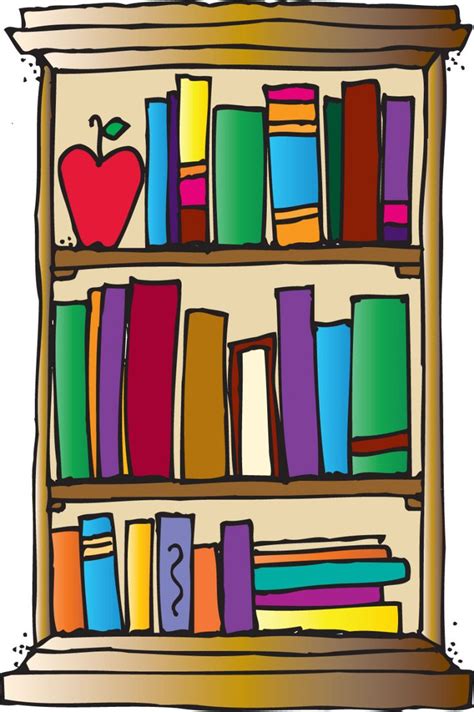 Bookcase Clipart | Free download on ClipArtMag