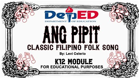 ANG PIPIT - CLASSIC FILIPINO FOLK SONG | MUSICAL SHEET AND LYRICS Chords - Chordify