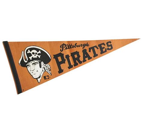 1969 Pittsburgh Pirates 30 Inch Pennant Flag Vintage Pirates | Etsy ...