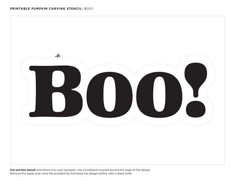 Free Printable Boo