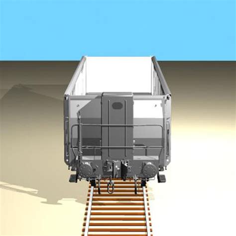 freight wagon 3d model