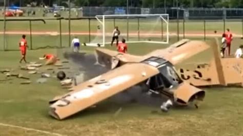 CGI Footage Shared as Real Plane Crash During a Football Match | Misbar