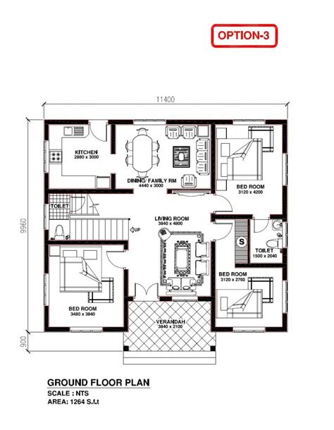 Elegant Kerala Model 3 Bedroom House Plans - New Home Plans Design