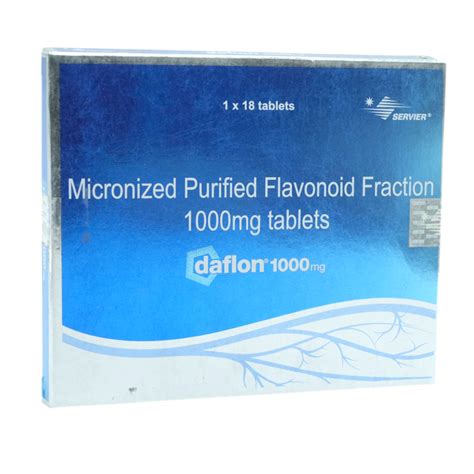 Daflon 1000 mg Tablet 18's Price, Uses, Side Effects, Composition - Apollo Pharmacy