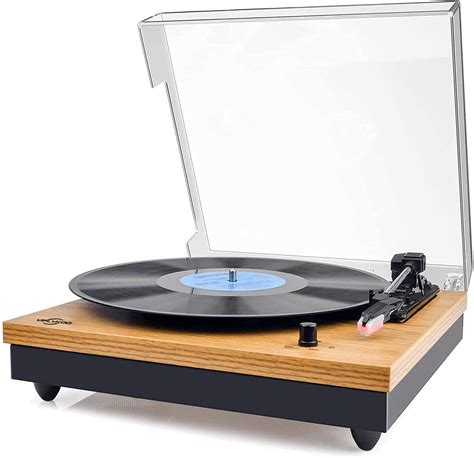 Buy Record Player, Bluetooth Portable Vinyl Turntable with Built-in 2 ...