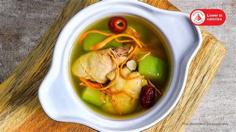 Double-boiled Chicken Soup with Cordyceps Flower and Hairy Gourd - Recipe