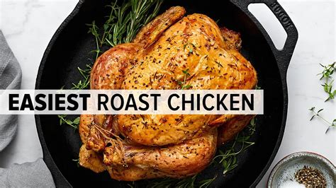 ROAST CHICKEN | a super easy whole roast chicken recipe (the easiest!) | Recipe Learn