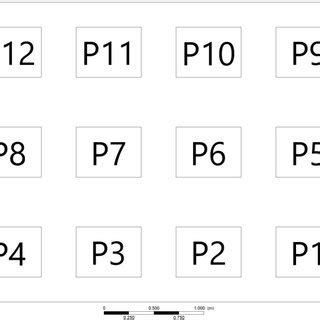 Z-Plane showing room geometry and grid of 12 seated people. | Download ...