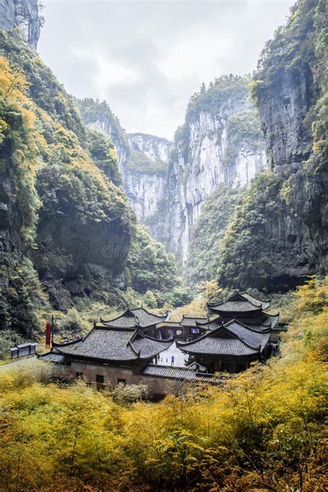 Wulong China the Most Famous Place of Valley Stock Photo - Image of stalagmite, lighting: 77229524