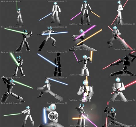 Lightsaber Stances by dnewt on DeviantArt