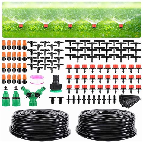 Buy Garden Drip Irrigation Kit,98FT Greenhouse Micro Automatic Drip ...