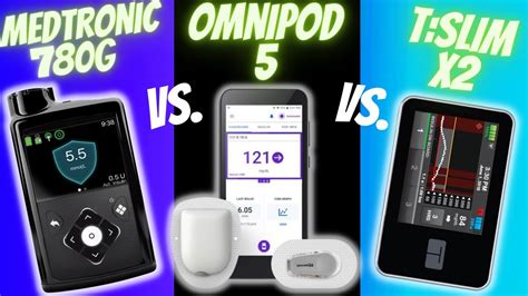 Omnipod 5 vs Medtronic 780G vs T:slim X2! - YouTube