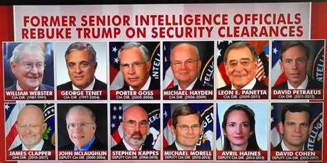 Ex CIA directors issue unprecedented Trump condemnation