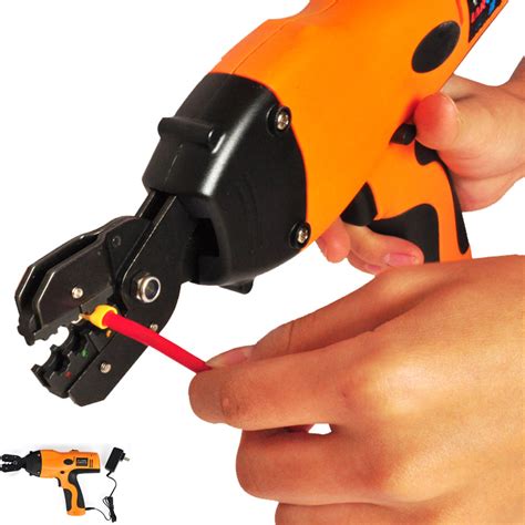 Electric Battery Powered Handheld Cable Wire Crimper Automatic Crimping ...