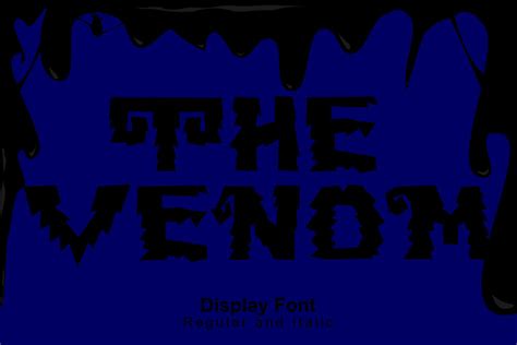 The Venom Font Free Download - FreeFontDL