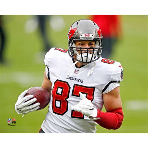 Rob Gronkowski Tampa Bay Buccaneers Unsigned 2021 NFC Championship ...