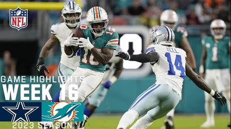 Miami Dolphins vs. Dallas Cowboys Full Game Highlights | NFL Week 16, 2023 - YouTube